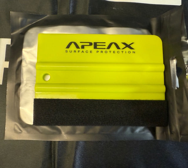 Squeegee with fabric felt